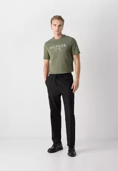Футболки с принтом TEE Tommy Hilfiger, темно-зеленый