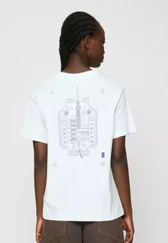 Футболки с принтом TOKYO CITY TEE Mister Tee, белый