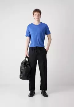 Футболки с принтом TONAL SHIELD GANT, синий