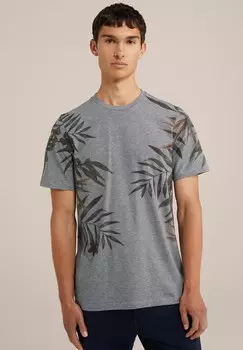 Футболки с принтом WE Fashion, синий