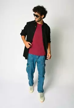 Футболки с принтом YOU GO GIRL VINTAGE UNISEX Mira Paris, темно-красный