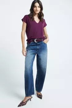 Футболки с V образным вырезом, 3 шт , упаковка River Island, черный