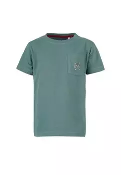 Футболки Скелет Серфер Карман Band of Rascals, цвет Sage