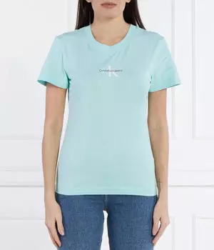 Футболки Slim fit Calvin Klein Jeans, синий