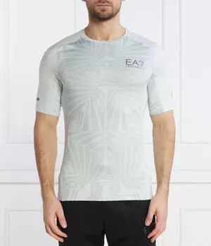 Футболки Slim fit Ea7, зеленый