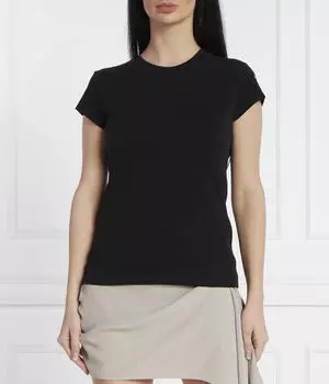 Футболки Slim fit Elisabetta Franchi, черный