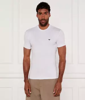Футболки Slim fit Emporio Armani, белый