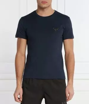Футболки Slim fit Emporio Armani, синий