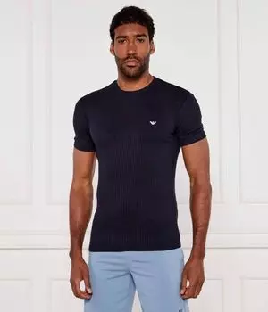 Футболки Slim fit Emporio Armani, синий