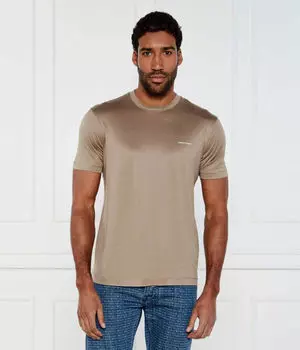Футболки Slim fit Emporio Armani, желтый