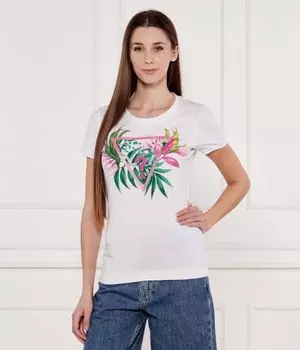 Футболки Slim fit Guess Jeans, белый