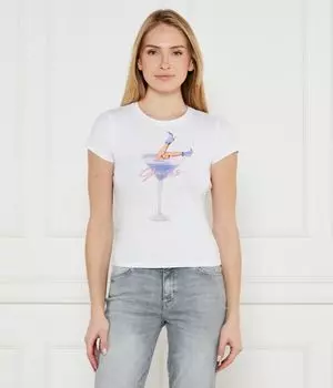Футболки Slim fit Guess Jeans, белый