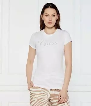 Футболки Slim fit Guess Jeans, белый