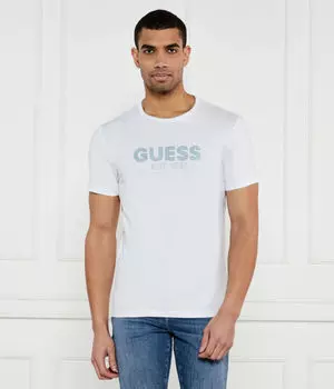 Футболки Slim fit Guess Jeans, белый