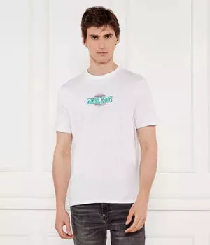 Футболки Slim fit Guess Jeans, белый
