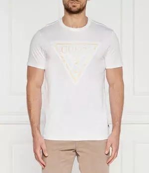 Футболки Slim fit Guess Jeans, белый