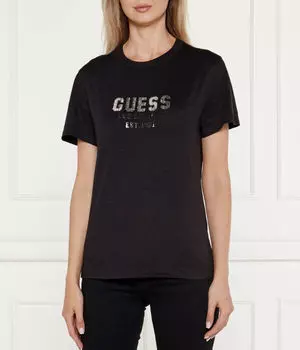 Футболки Slim fit Guess Jeans, черный