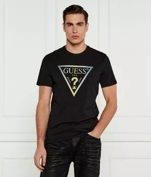 Футболки Slim fit Guess Jeans, черный