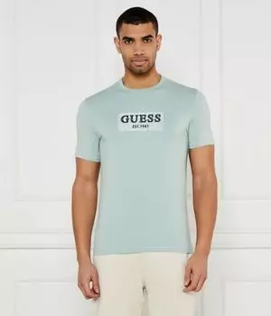 Футболки Slim fit Guess Jeans, голубой