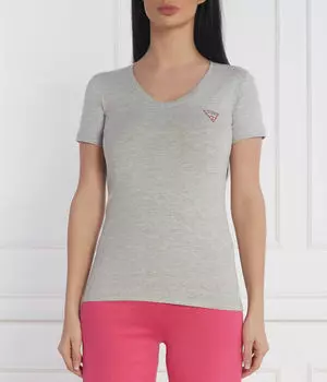 Футболки Slim fit Guess Jeans, серый