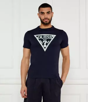 Футболки Slim fit Guess Jeans, синий