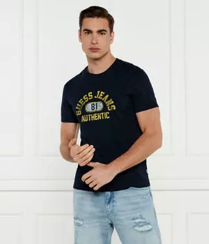 Футболки Slim fit Guess Jeans, синий