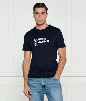 Футболки Slim fit Guess Jeans, синий