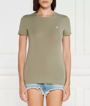 Футболки Slim fit Guess Jeans, зеленый