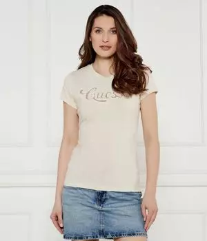 Футболки Slim fit Guess Jeans, желтый