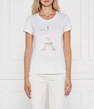 Футболки Slim fit Liu Jo, бежевый
