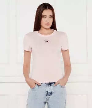 Футболки Slim fit Tommy Jeans, коричневый