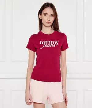 Футболки Slim fit Tommy Jeans, красный