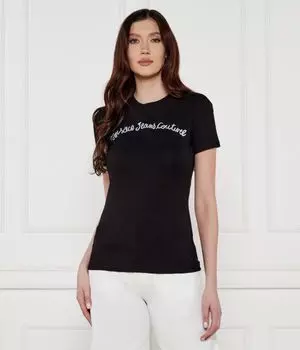 Футболки Slim fit Versace Jeans Couture, черный