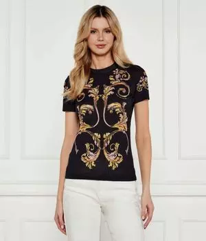 Футболки Slim fit Versace Jeans Couture, черный