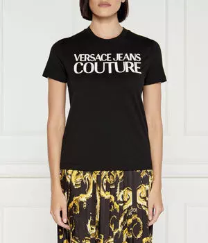 Футболки Slim fit Versace Jeans Couture, черный