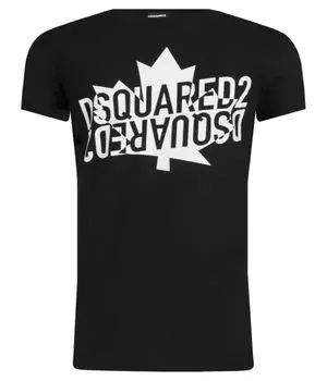 Футболки Slouchy fit Dsquared2, черный