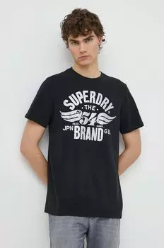 Футболки Superdry, черный