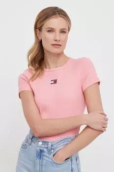 Футболки Tommy Jeans, розовый