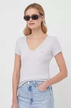Футболки Tommy Jeans, серый