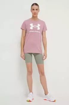 Футболки Under Armour, розовый