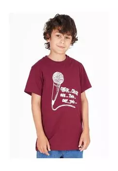 Футболки в клетку в клетку Band of Rascals, цвет Bordeaux