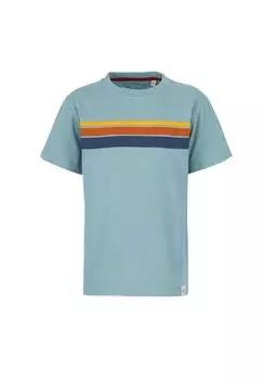 Футболки в полоску 70-х годов Band of Rascals, цвет Arctic Blue