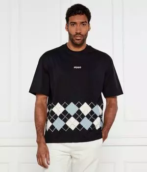 Футболки в шкафу Oversize fit Hugo, черный