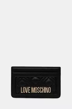 Футляр для карт Love Moschino, черный