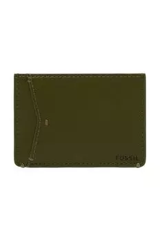 Футляр для карточек Fossil, зеленый