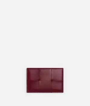 футляр для кредитных карт Bottega Veneta, бордовый