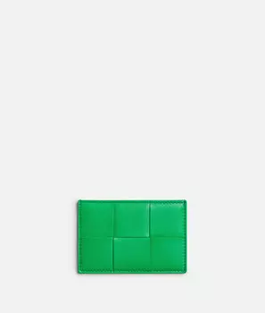 футляр для кредитных карт Bottega Veneta, зеленый