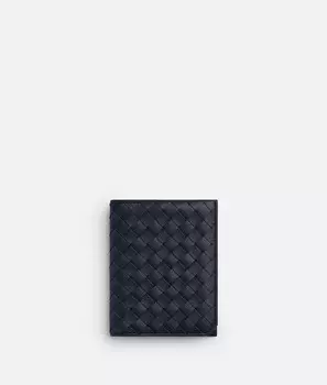 футляр для визиток Intrecciato piccolo с клапаном Bottega Veneta