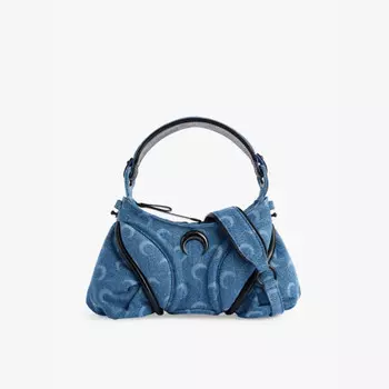 Futura маленькая кожаная сумка через плечо Marine Serre, голубой