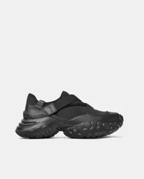 Футуристические мужские кроссовки с застежкой-липучкой Camper, черный